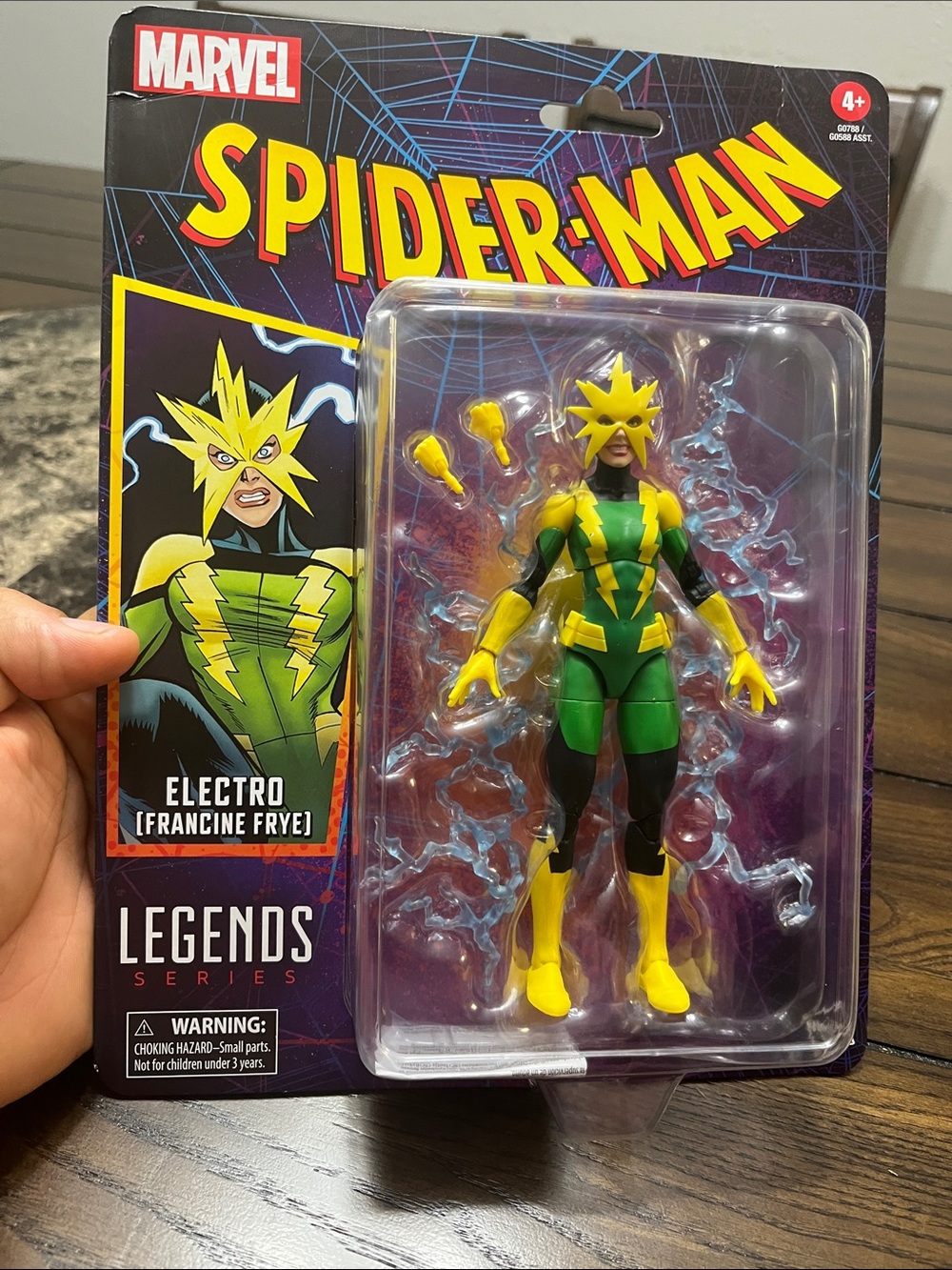 Marvel Electro (Francine Frye) Action Figure - Green & Yellow
